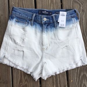 Hollister ultra high rise short shorts